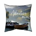 Fondo 26 x 26 in. Adventure Awaits-Double Sided Print Indoor Pillow FO3339632
